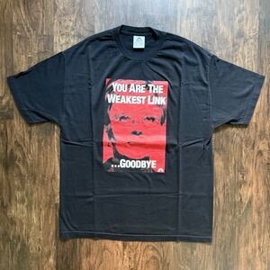 Vintage The Weakest Link Anne Robinson T-Shirt NBC TV Game Show Graphic Tee L/XL